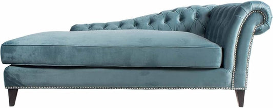 Bibiano Velvet Blue Chaise
