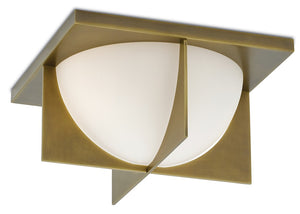 Lucas Brass Flush Mount