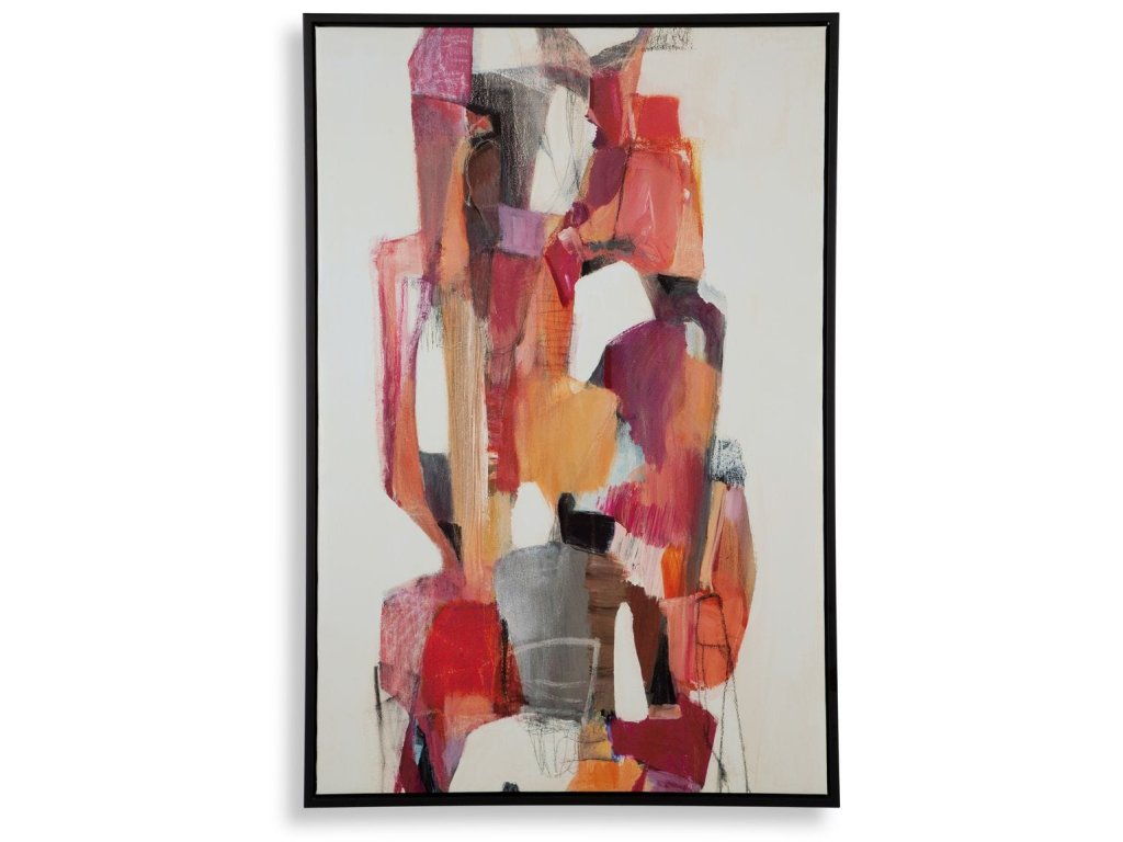 Framed Totem at Sunrise Canvas