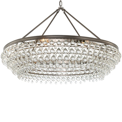 Round teardrop chandelier