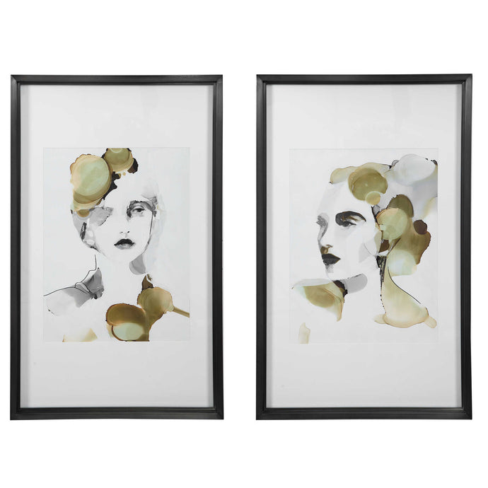 Organic Portrait Framed Prints