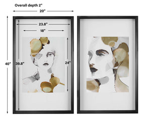 Organic Portrait Framed Prints