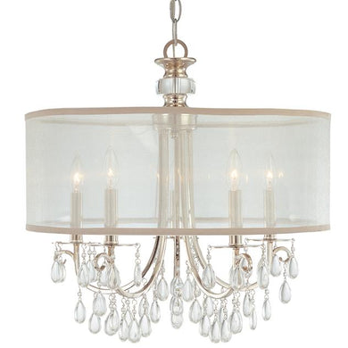 DRUM SHADE CHANDELIER LIGHT