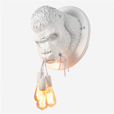 Gorilla 3-Light Wall Lamp / White