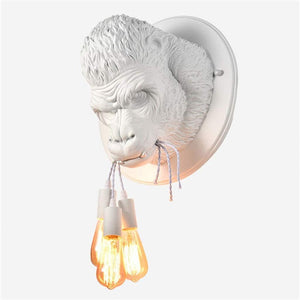 Gorilla 3-Light Wall Lamp / White