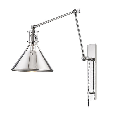 Metal No. 2 Plug-In Wall Lamp