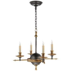 Leaf and Arrow Small Chandelier