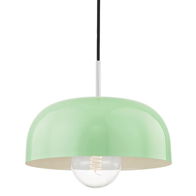 Modern mint green pendant light