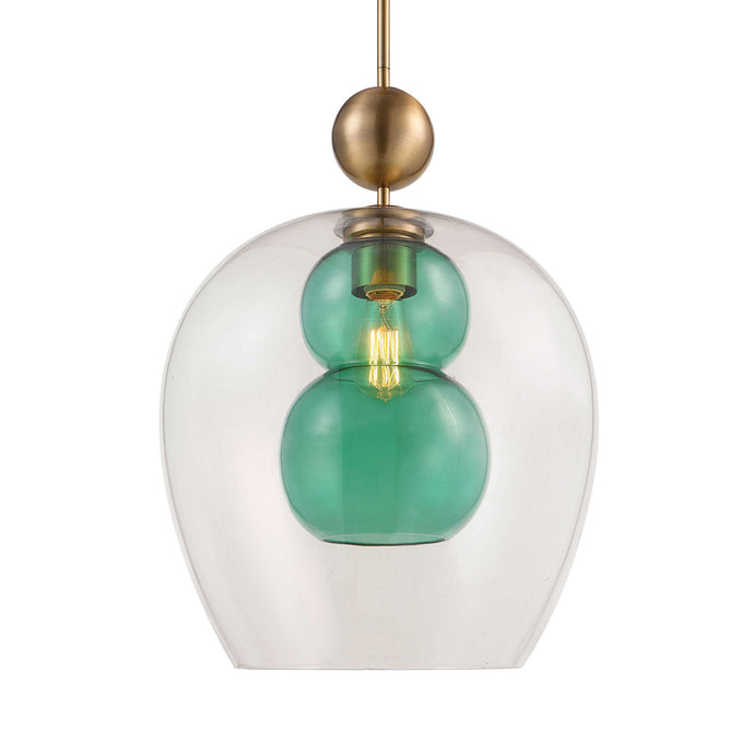 1-Light Shamrock Pendant