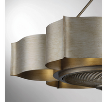Load image into Gallery viewer, Stockholm 6-Light Fan D&#39;Lier in Silver Patina
